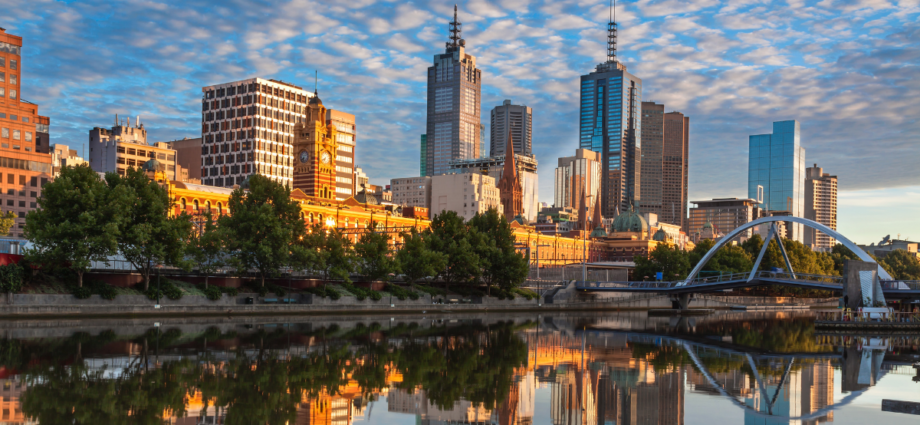 Melbourne Southbank Skyline